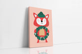Hand Drawn Christmas Fox